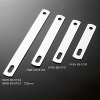 Držák výfuku 100mm Highway Hawk FLAT (plochý), chrom (1ks)